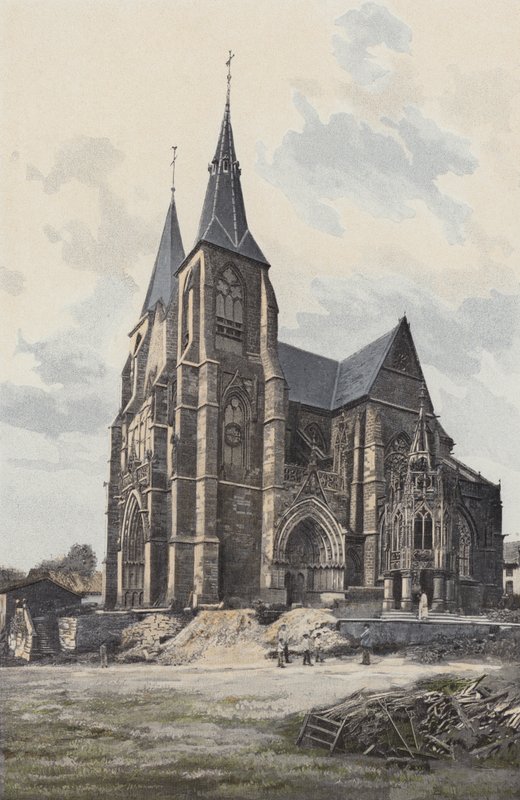 Avioth, Kirche, Südwestansicht von French Photographer