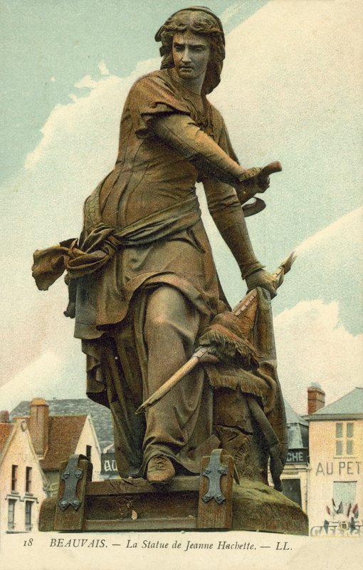 Beauvais, Statue von Jeanne Hachette von French Photographer