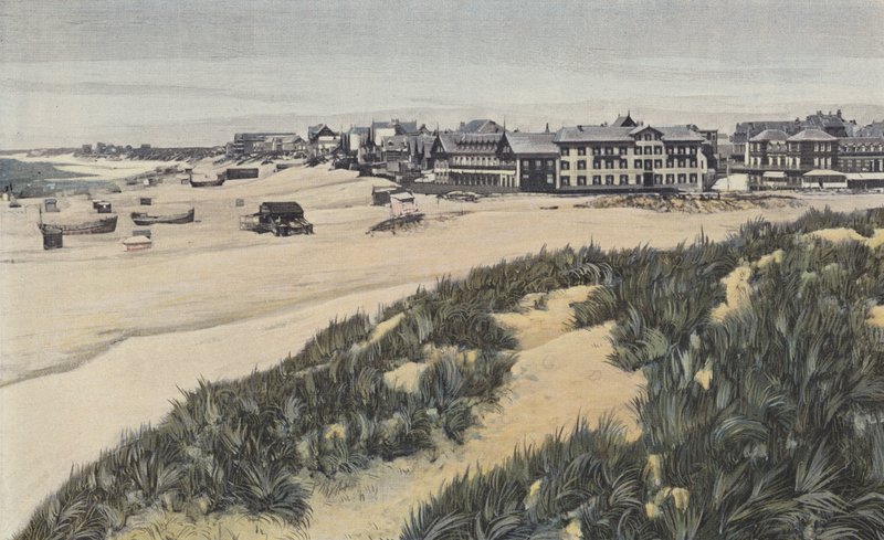 Berck-sur-Mer, Panorama des Strandes von French Photographer