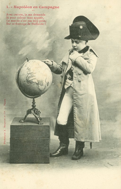 Junge, verkleidet als Napoleon von French Photographer