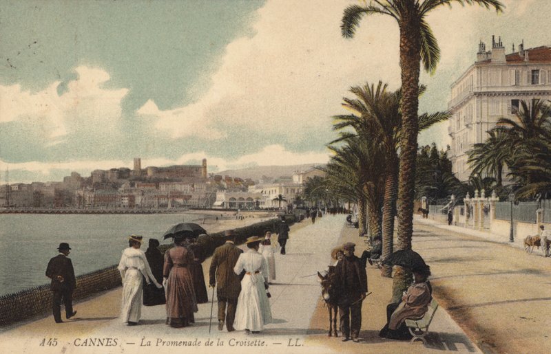 Cannes, Die Promenade de la Croisette von French Photographer