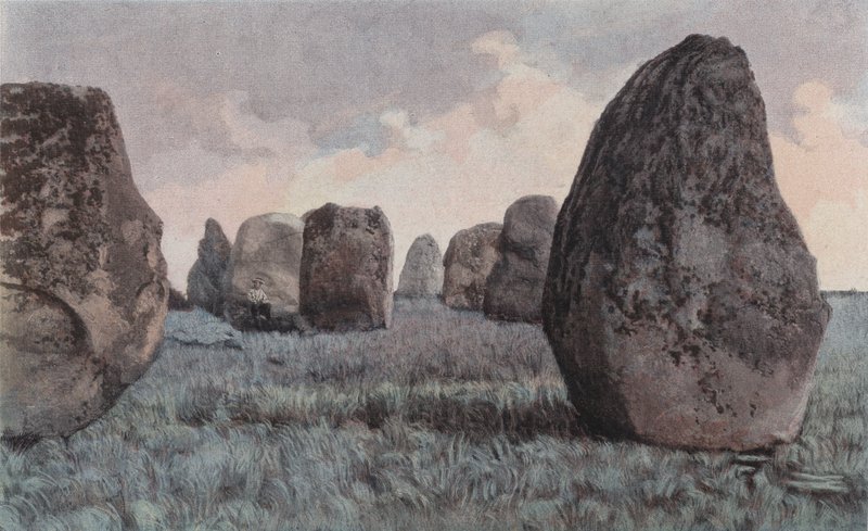 Carnac, Steinreihen von Kermario von French Photographer