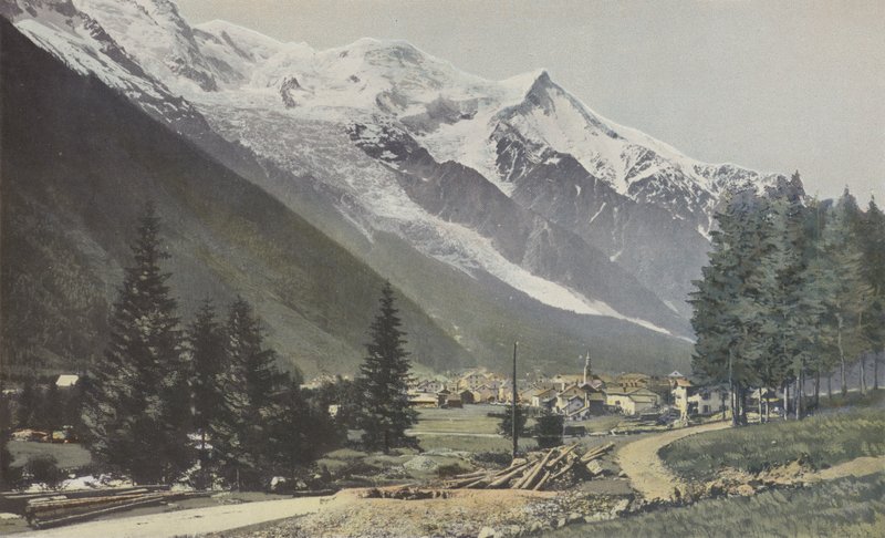 Chamonix, Gesamtansicht von French Photographer
