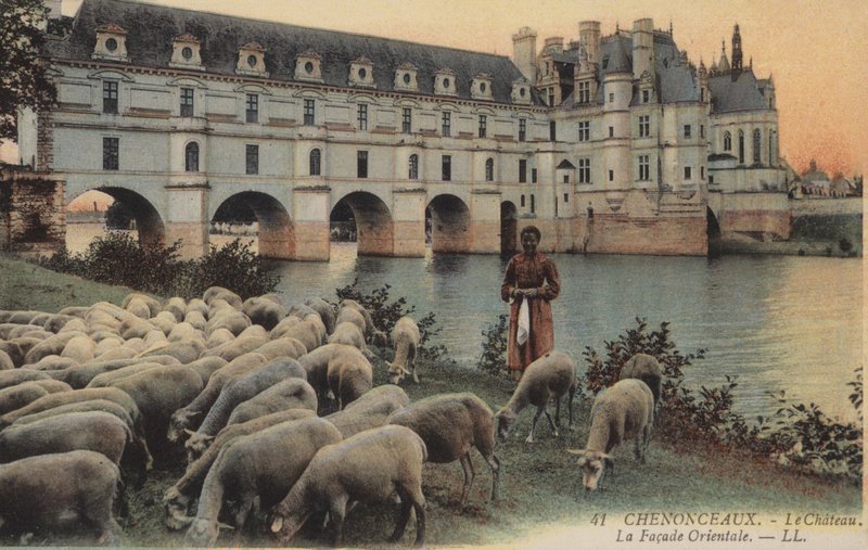 Chenonceaux, Château, Ostfassade von French Photographer