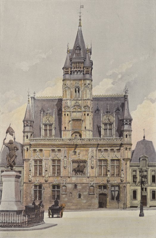 Compiegne, Rathaus von French Photographer