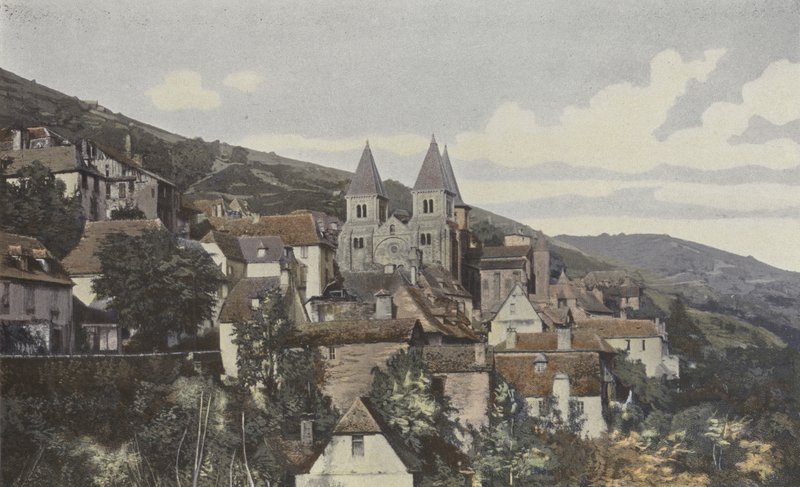 Conques, Gesamtansicht von French Photographer