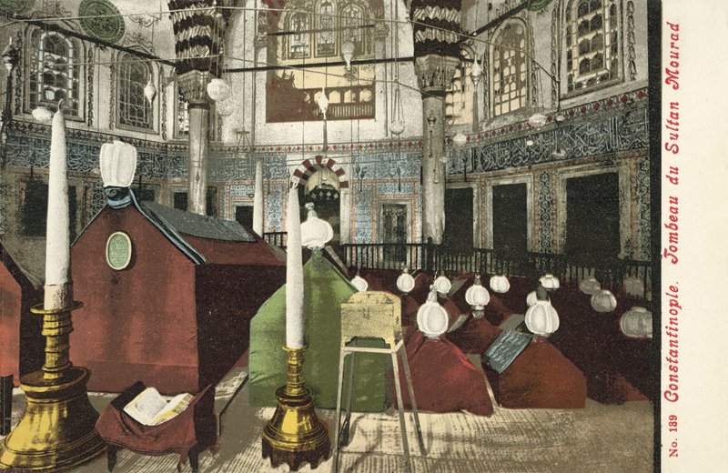 Konstantinopel, Grab von Sultan Mourad von French Photographer