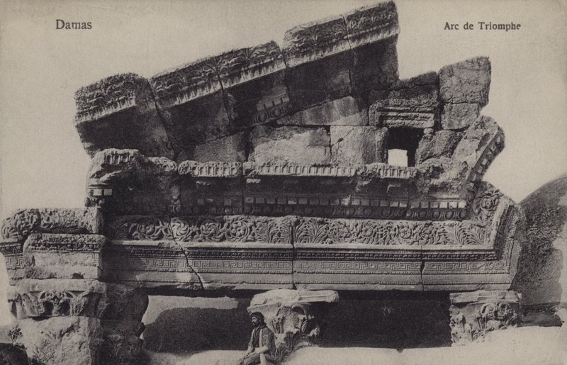 Damaskus, Triumphbogen von French Photographer
