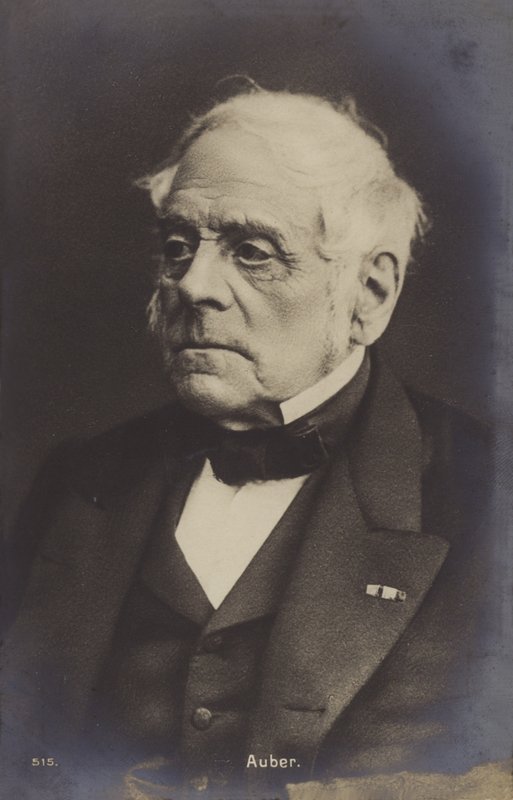 Daniel Auber, französischer Komponist (1782-1871) von French Photographer