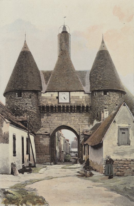 Déols, Altes Stadttor von French Photographer