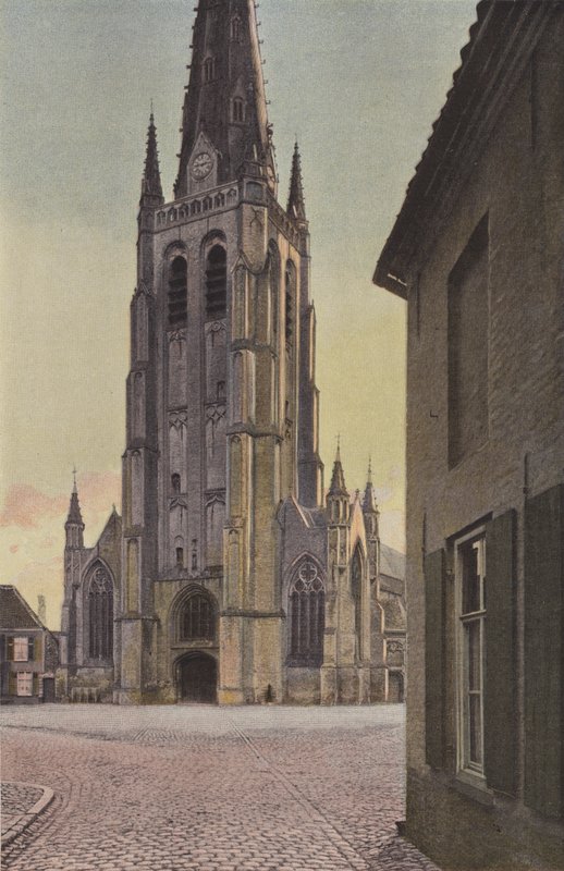 Hondschoote, Kirche, Fassade O von French Photographer