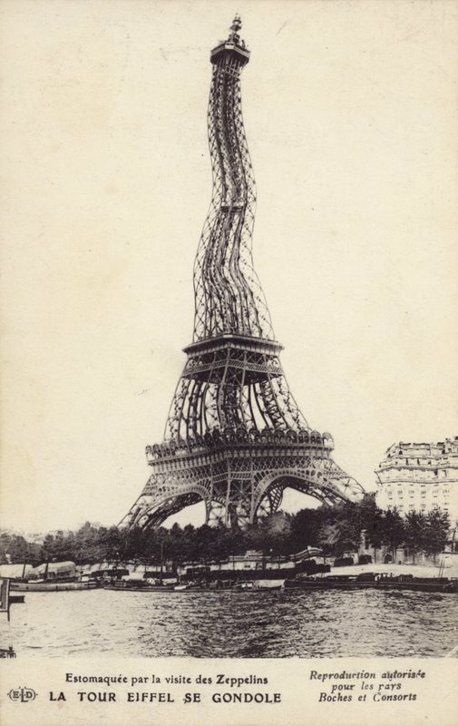 Der Eiffelturm verbiegt sich von French Photographer