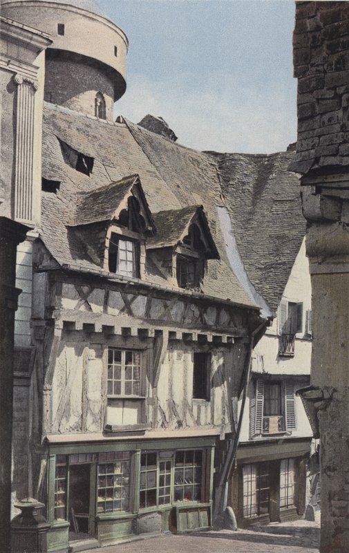 Laval, Alte Holzhäuser von French Photographer
