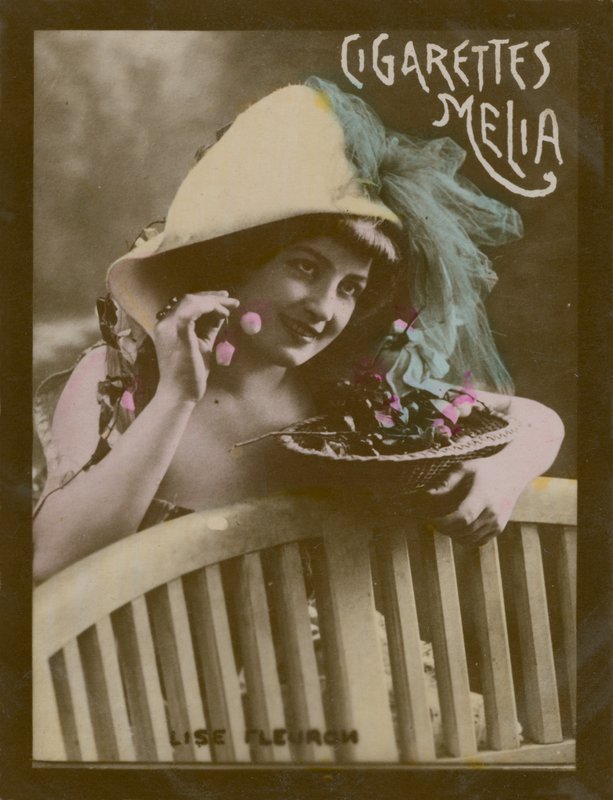 Lise Fleuron, Mädchen mit Kirschen von French Photographer