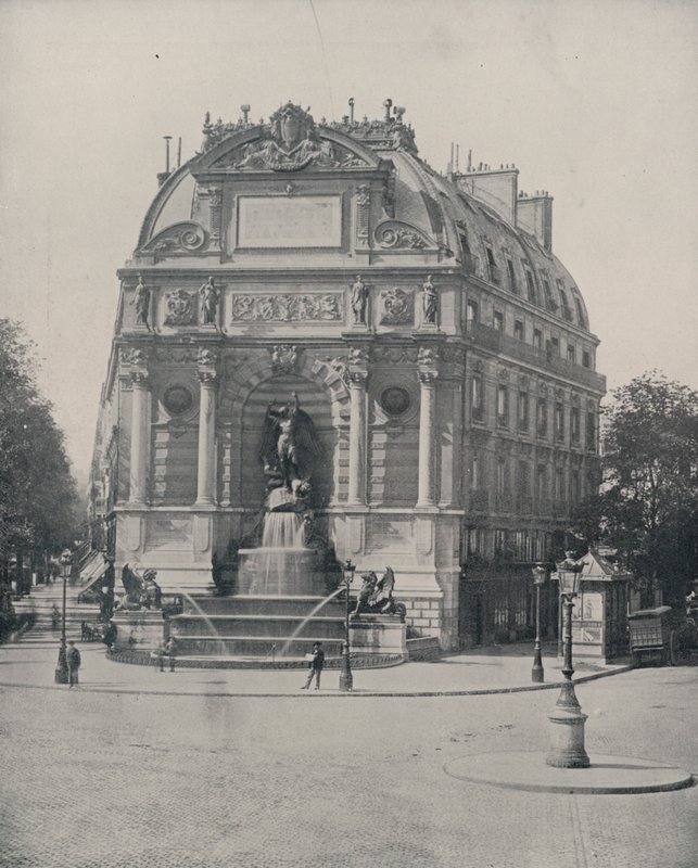 Paris: Brunnen von St Michel von French Photographer