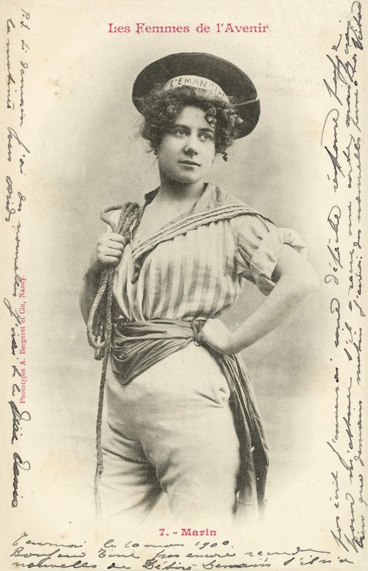 Matrose, Frau der Zukunft von French Photographer