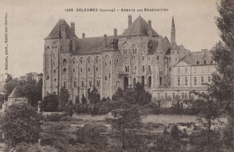 Solesmes, Sarte, Benediktinerabtei von French Photographer