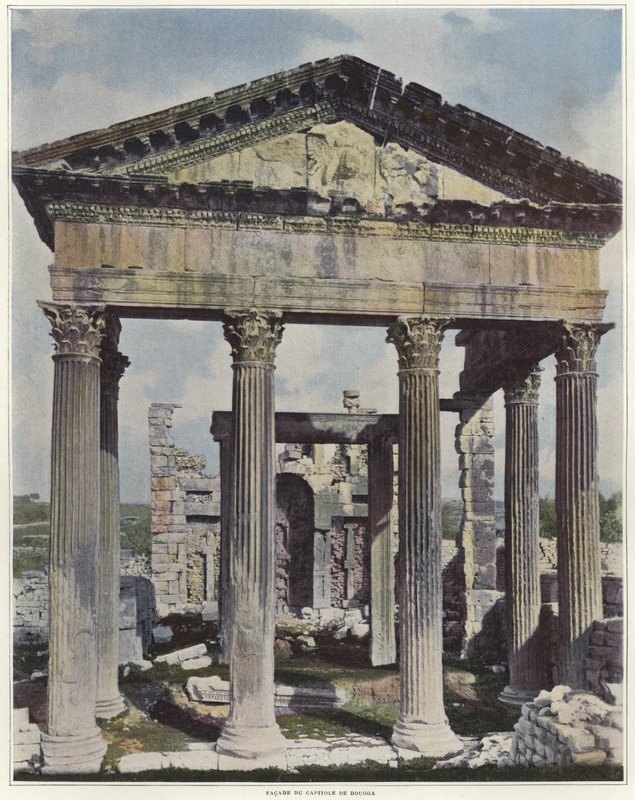 Das Kapitol in Dougga von French Photographer