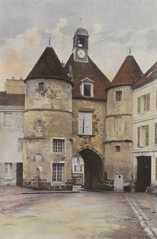 Tournan, Altes Schloss (heutiges Rathaus) von French Photographer