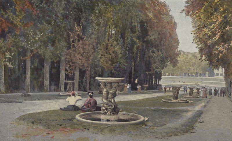 Versailles, Wasserallee von French Photographer