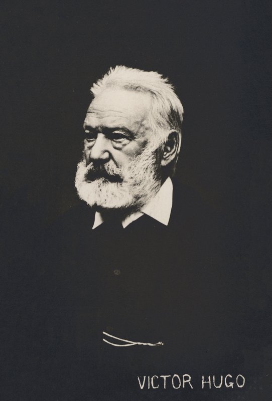 Victor Hugo, Porträt von French Photographer