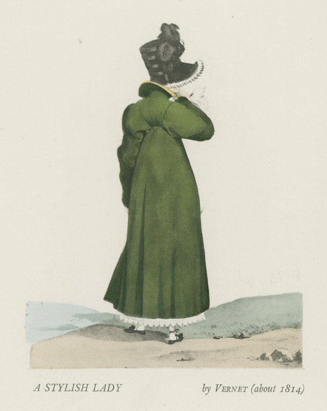 Eine stilvolle Dame (ca. 1814) von French School