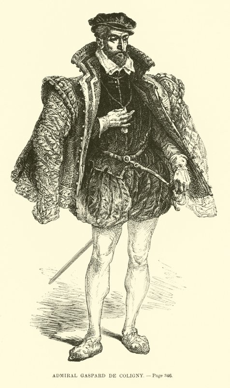 Admiral Gaspard de Coligny von French School
