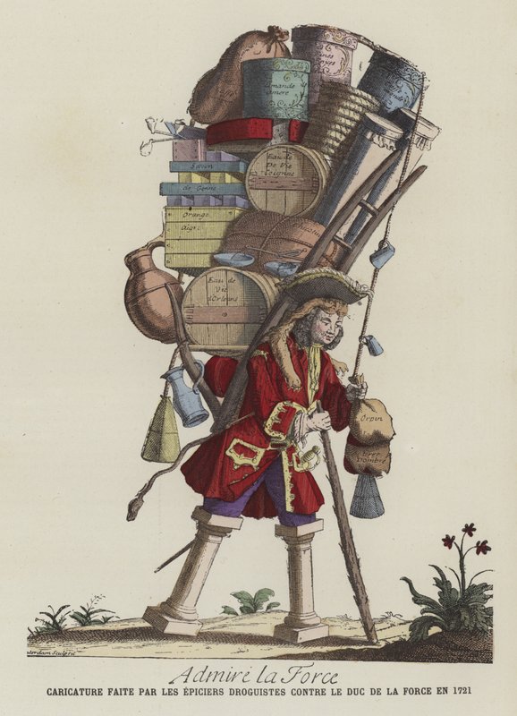 Admire la Force, 1721 von French School
