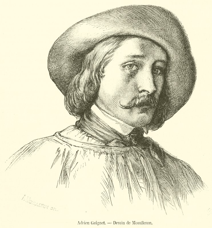 Adrien Guignet (Gravur) von French School
