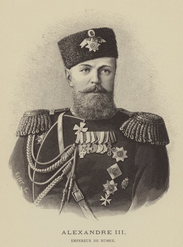 Alexander III., Kaiser von Russland von French School