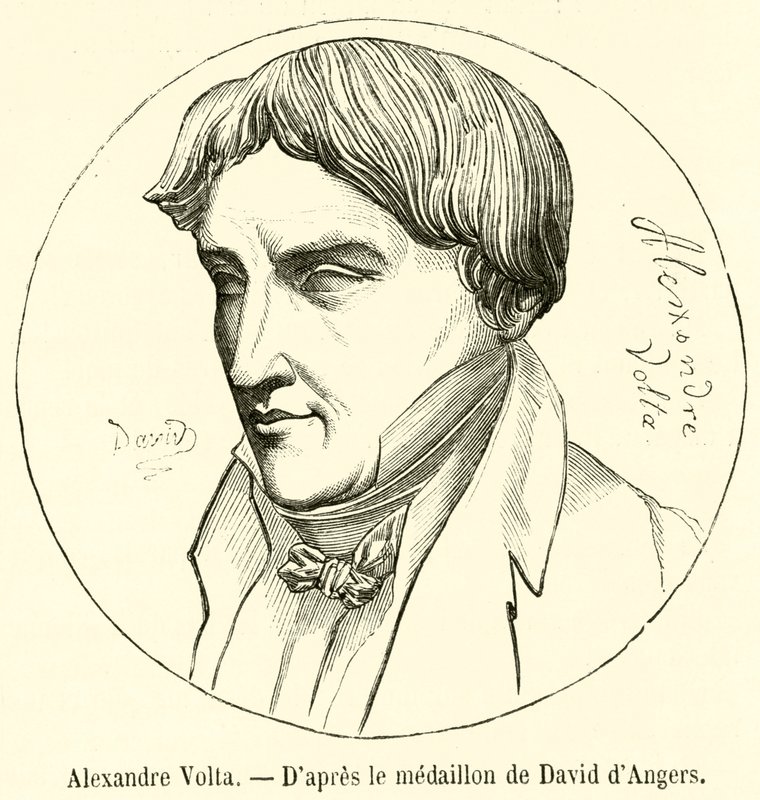 Alessandro Volta von French School
