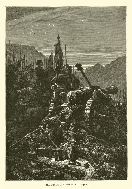 Die ganze Nacht zu Pferd von French School