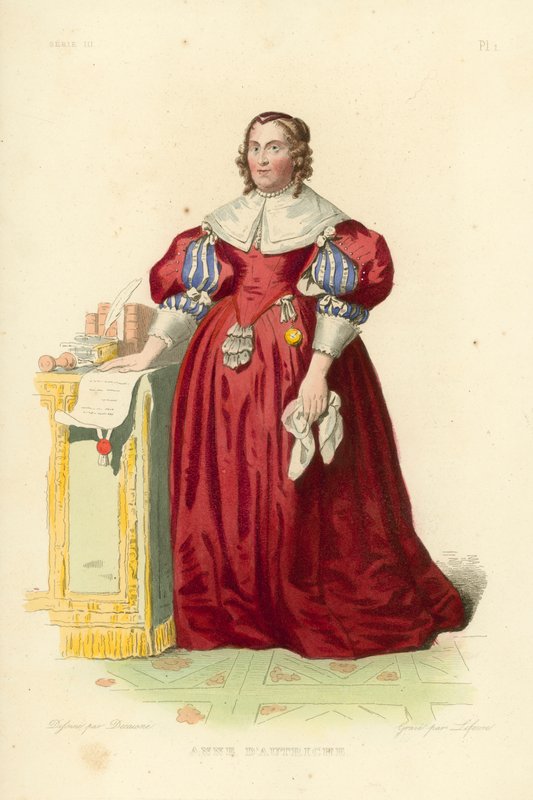 Anne von Österreich von French School