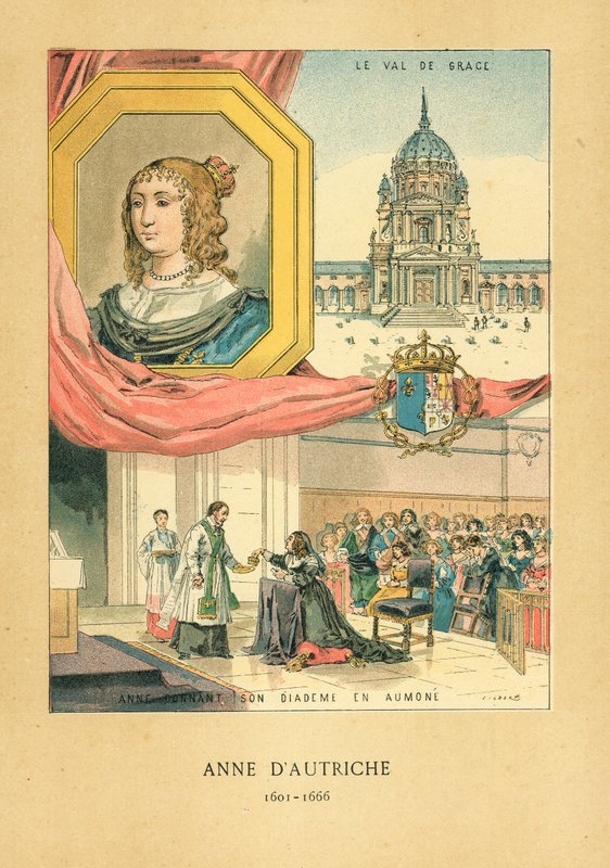 Anna von Österreich von French School