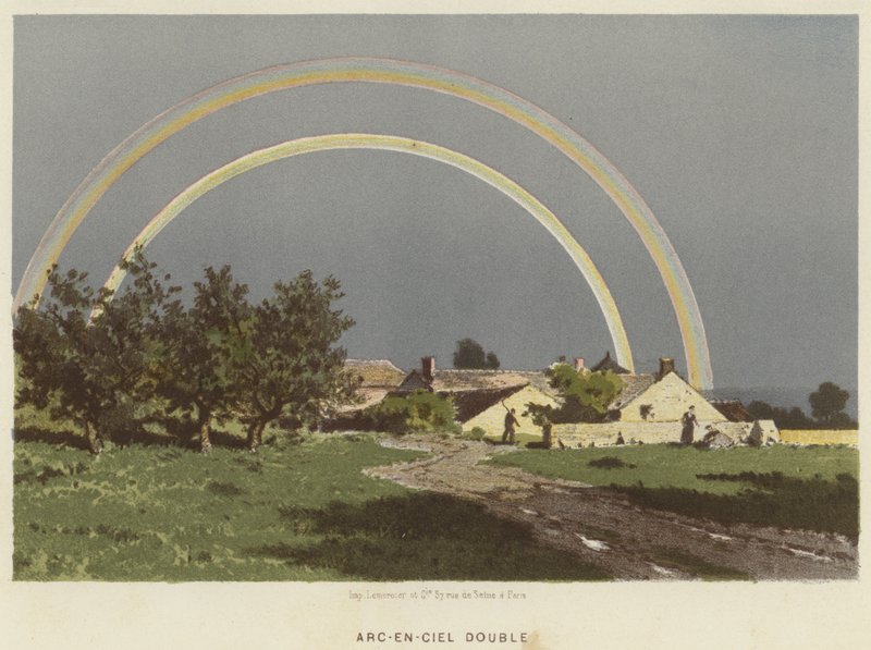 Doppelter Regenbogen von French School