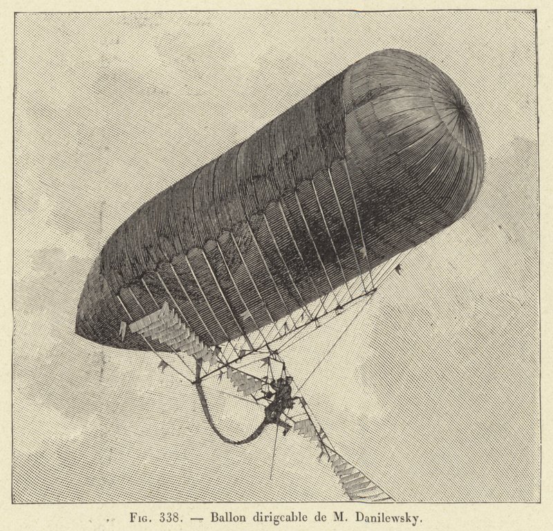 Lenkballon von M Danilewsky von French School