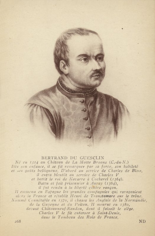 Bertrand du Guesclin von French School