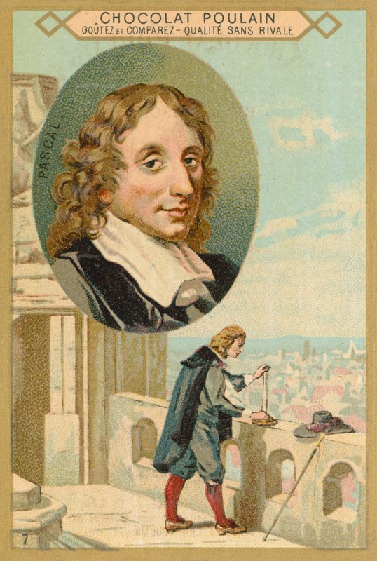 Blaise Pascal, französischer Mathematiker und Physiker von French School