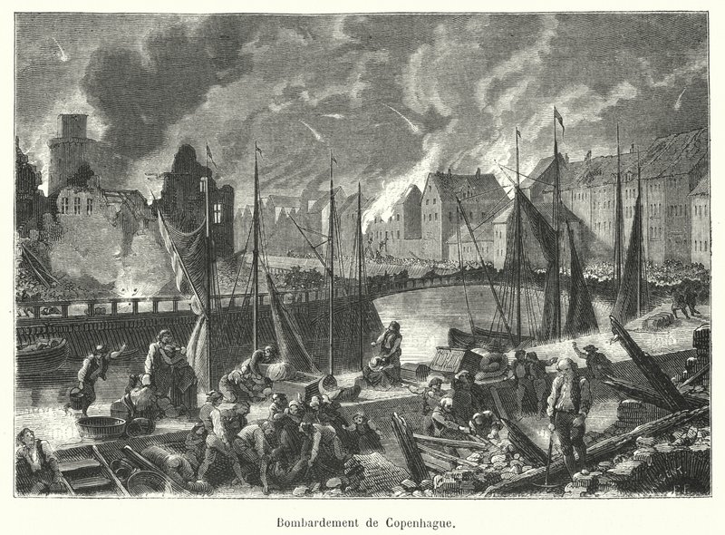 Bombardierung von Kopenhagen von French School