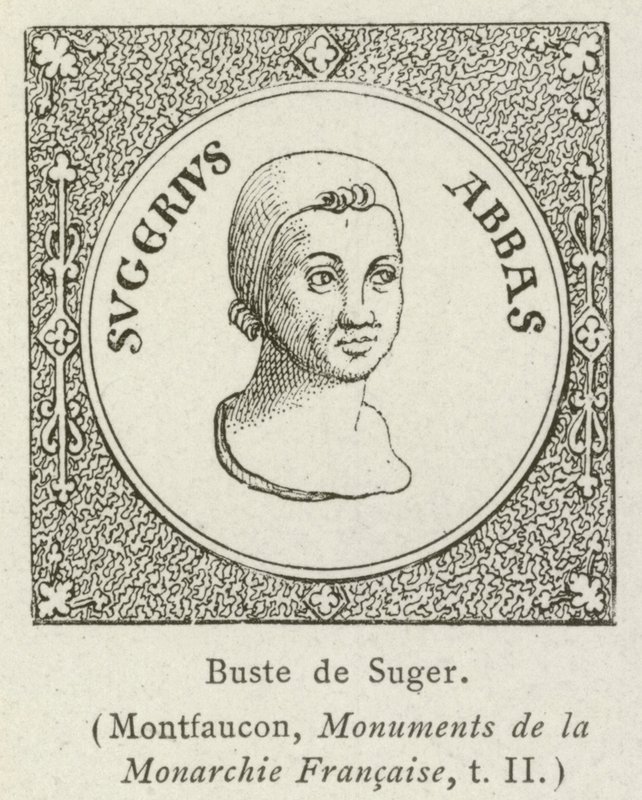 Büste von Suger von French School