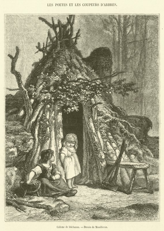 Holzfällerkabine von French School