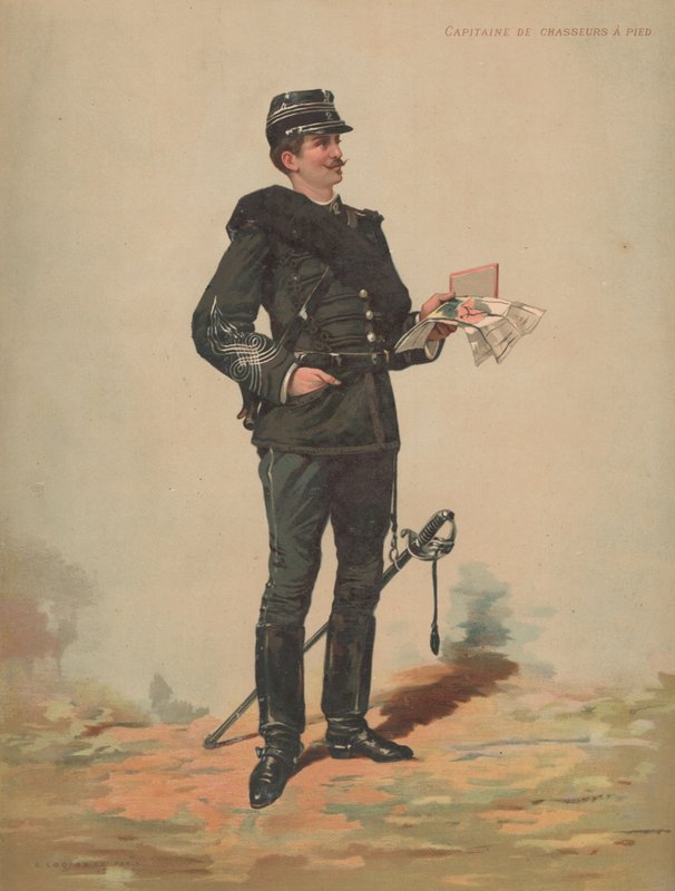 Hauptmann der Fußjäger von French School