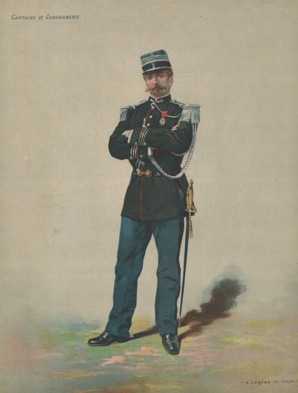 Gendarmeriehauptmann von French School