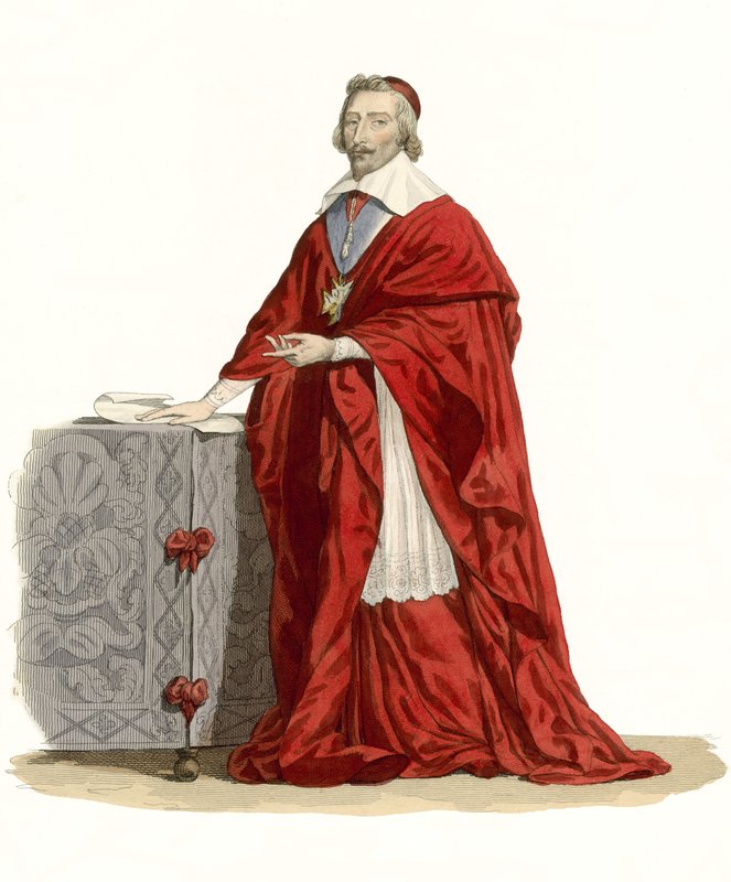 Kardinal Richelieu von French School