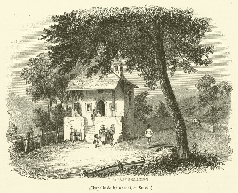 Kapelle von Küssnacht in der Schweiz von French School