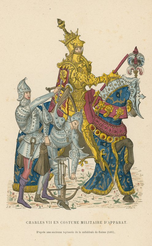 Karl VII. von Frankreich von French School
