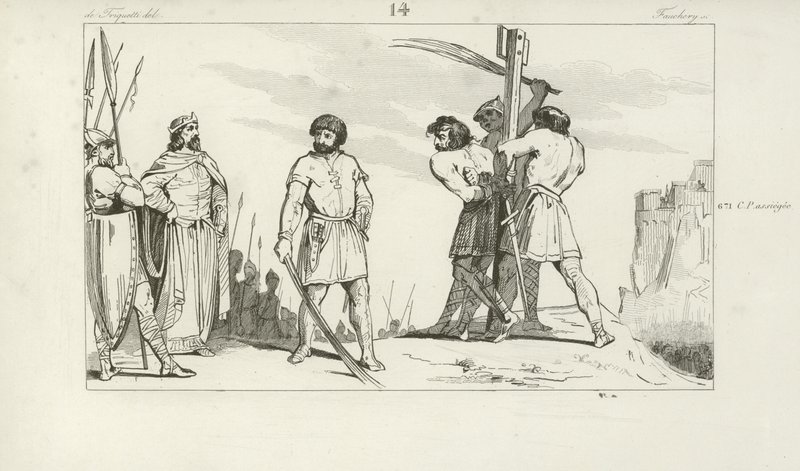 Childerich II., König der Franken von French School