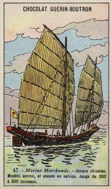 Chinesische Dschunke von French School