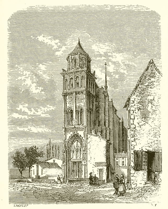 Kirche Sainte-Radegonde in Poitiers von French School