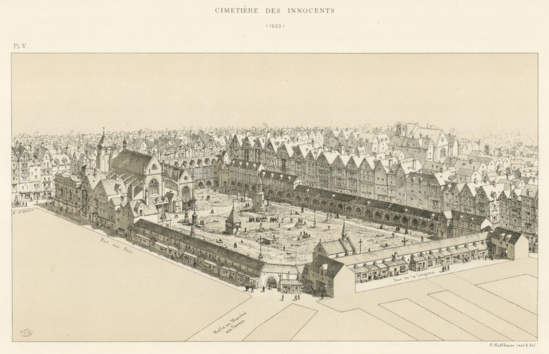 Friedhof der Unschuldigen, 1552 von French School